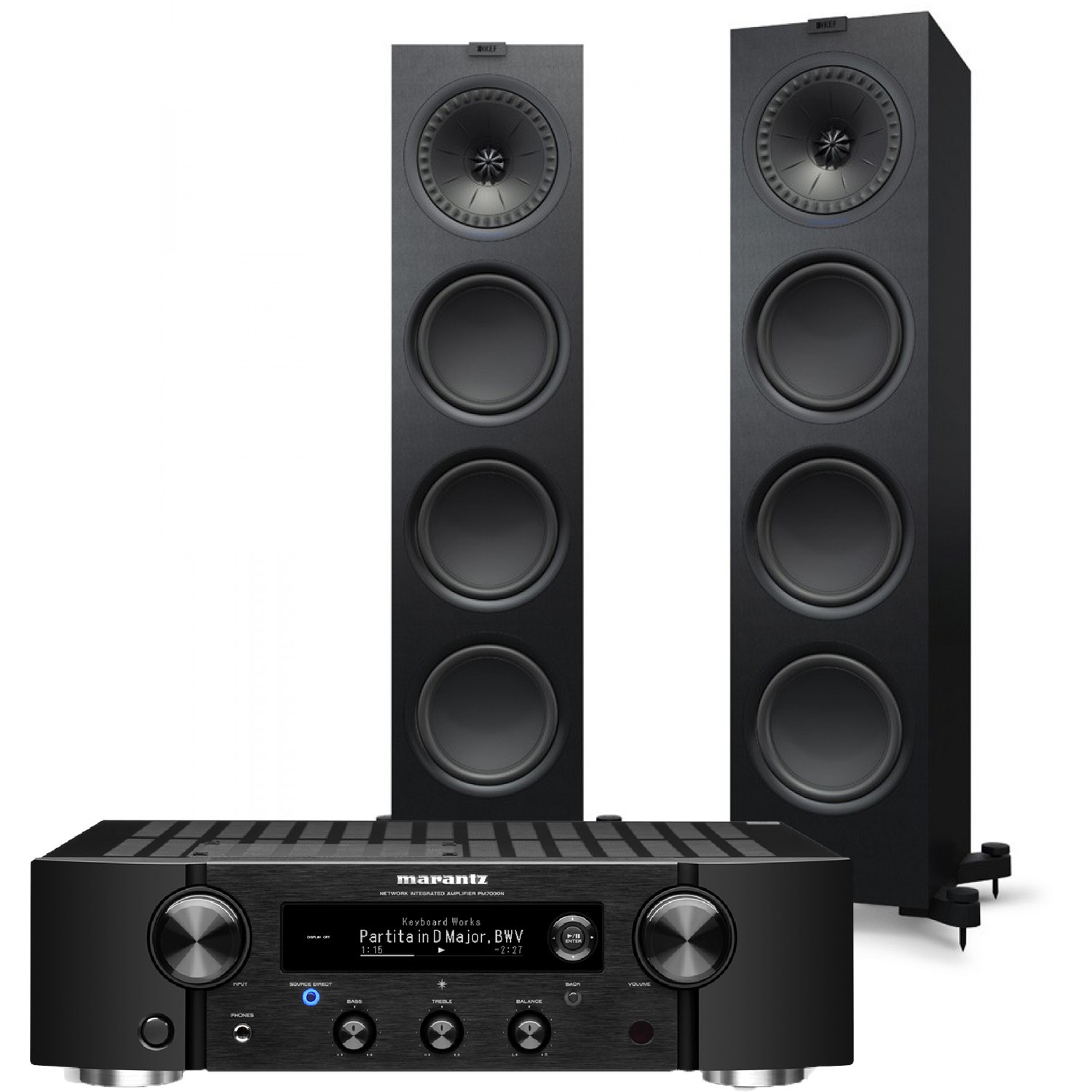 Marantz-PM6007-Amplifier-and-Speaker 